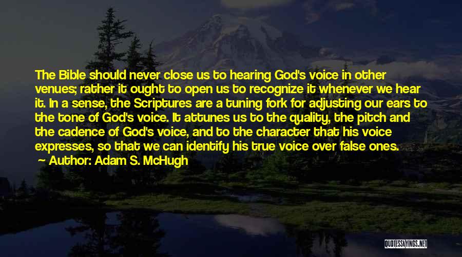 Hear His Voice Quotes By Adam S. McHugh