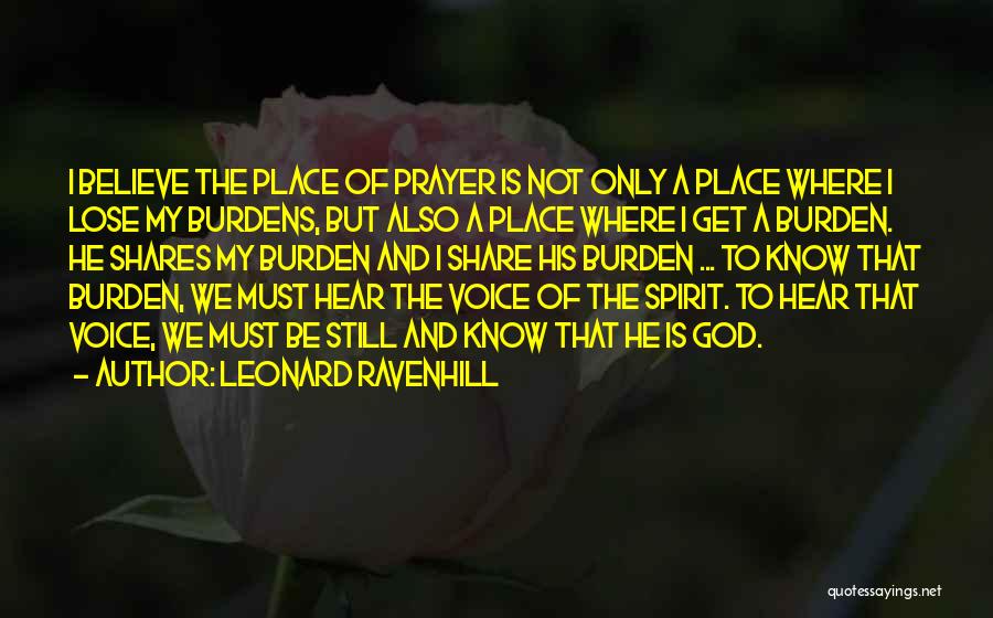 Hear His Voice Quotes By Leonard Ravenhill