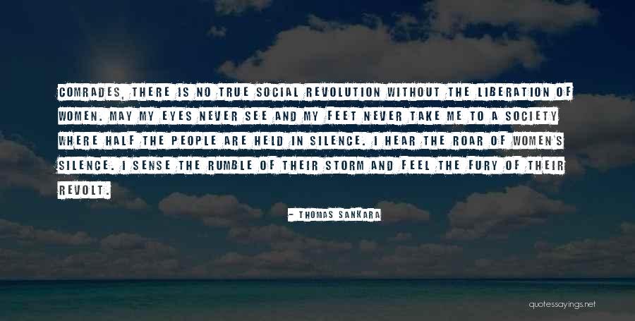 Hear Me Roar Quotes By Thomas Sankara Hear Me Roar Quotes By Thomas Sankara