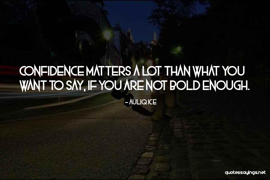 Hear Now Foundation Quotes By Auliq Ice