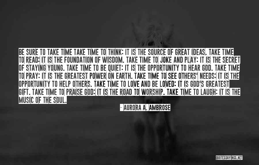 Hear Now Foundation Quotes By Aurora A. Ambrose