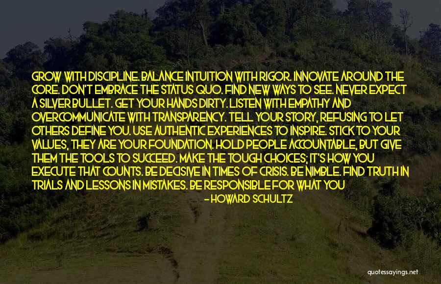 Hear Now Foundation Quotes By Howard Schultz