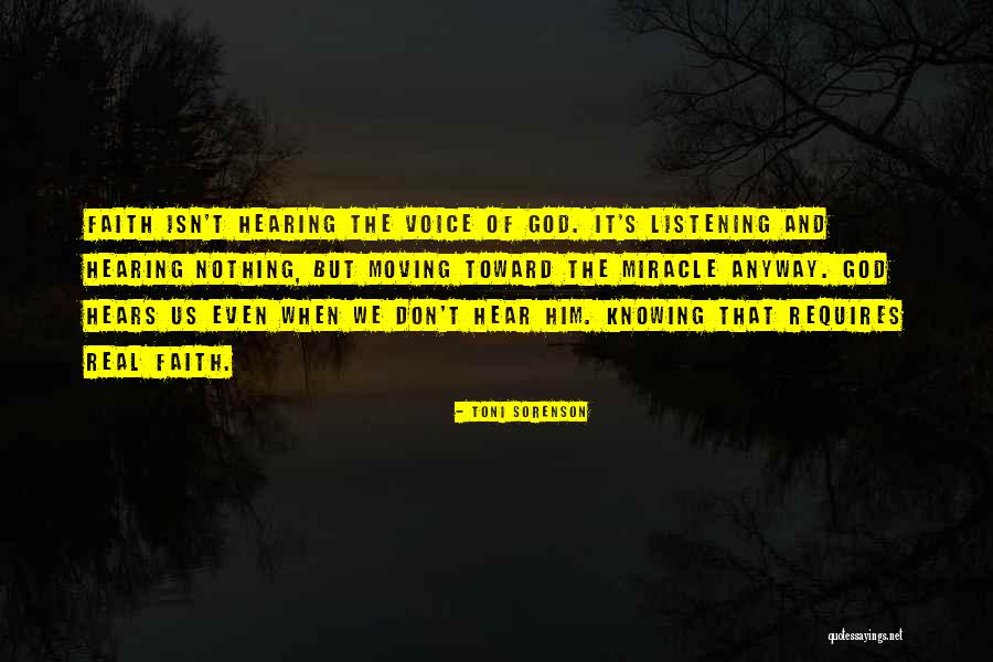 Hearing God Voice Quotes By Toni Sorenson