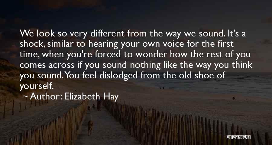 Hearing Your Voice Quotes By Elizabeth Hay