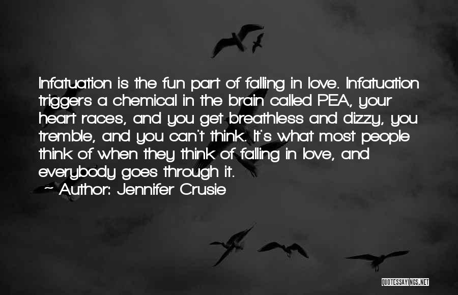 Heart And Brain Love Quotes By Jennifer Crusie