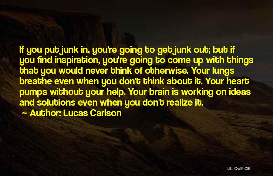 Heart And Brain Quotes By Lucas Carlson