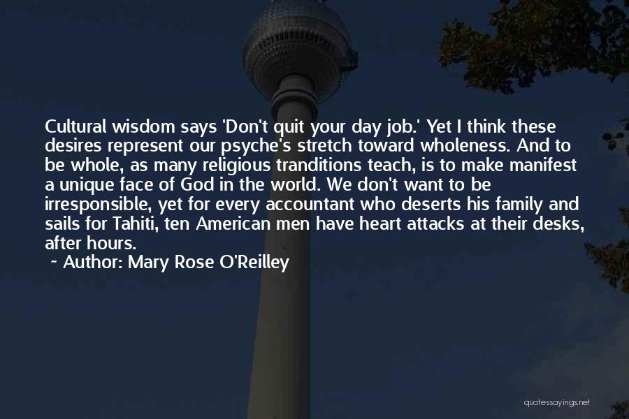 Heart And Family Quotes By Mary Rose O'Reilley