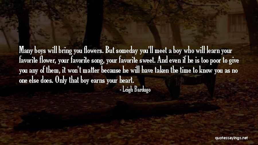 Heart And Flowers Quotes By Leigh Bardugo