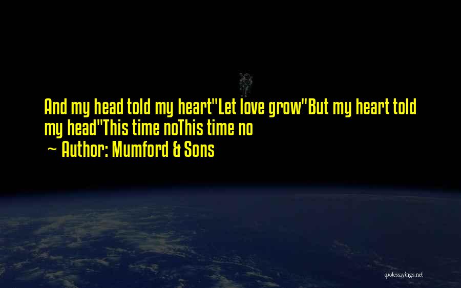 Heart And Head Quotes By Mumford & Sons