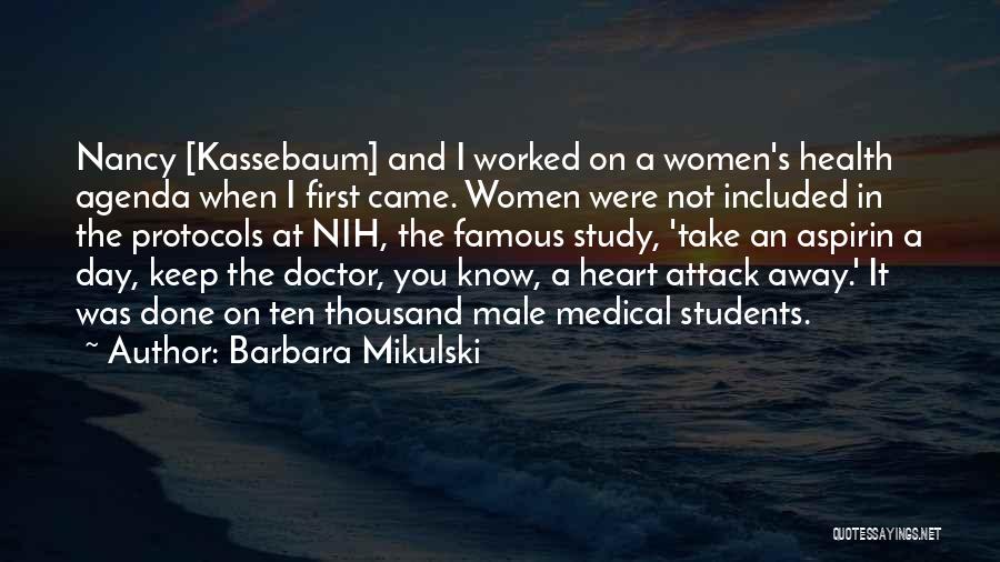 Heart And Health Quotes By Barbara Mikulski