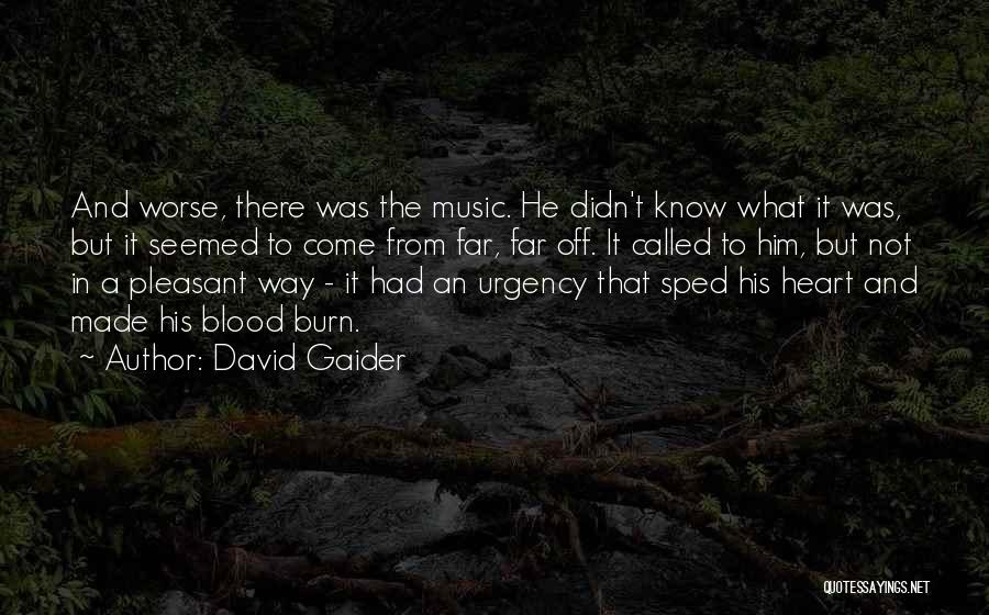 Heart And Music Quotes By David Gaider