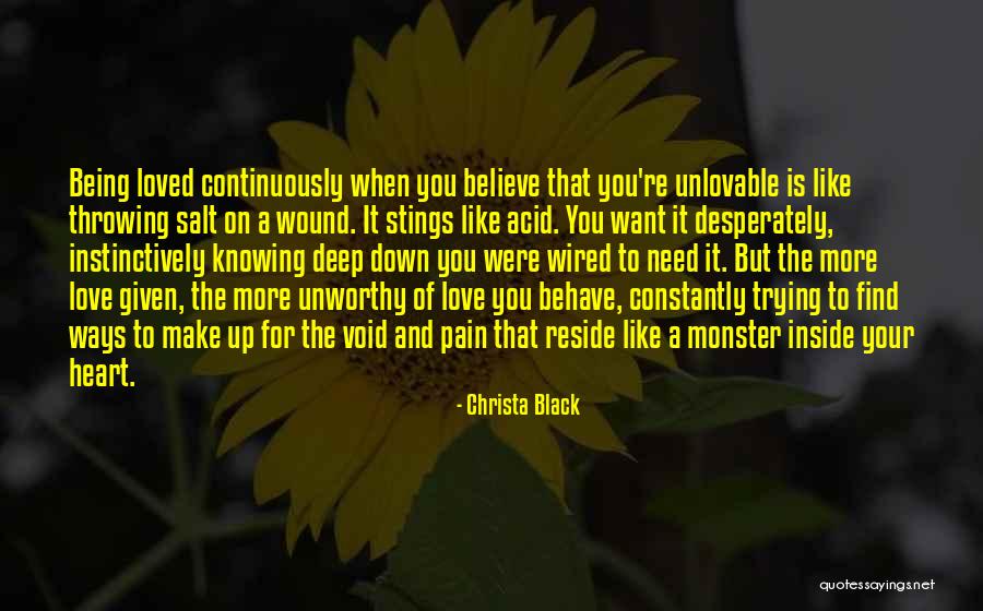 Heart And Pain Quotes By Christa Black