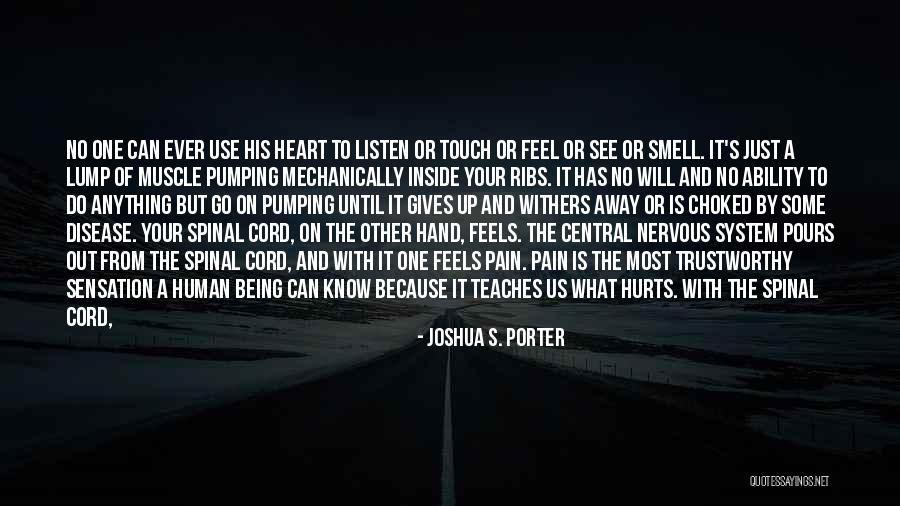 Heart And Pain Quotes By Joshua S. Porter Heart And Pain Quotes By Joshua S. Porter