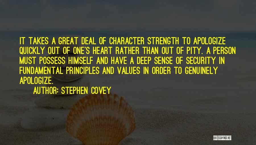 Heart And Strength Quotes By Stephen Covey