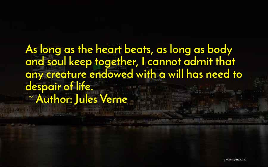 Heart Beats Quotes By Jules Verne