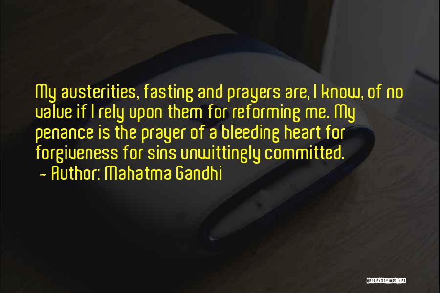 Heart Bleeding Quotes By Mahatma Gandhi