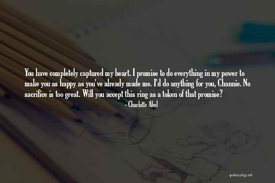 Heart Captured Quotes By Charlotte Abel