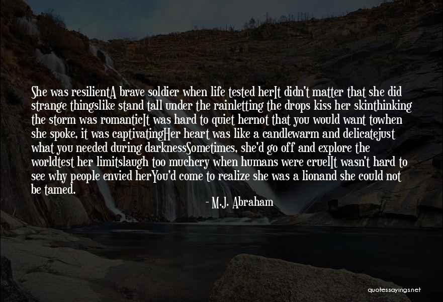 Heart Drops Quotes By M.J. Abraham