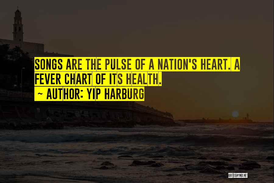 Heart Health Quotes By Yip Harburg