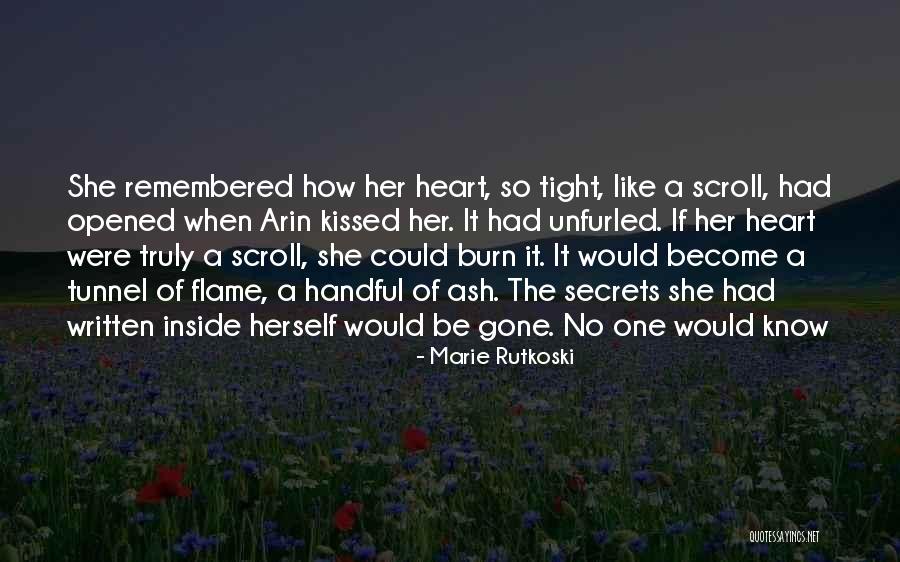 Heart Hurts Love Quotes By Marie Rutkoski