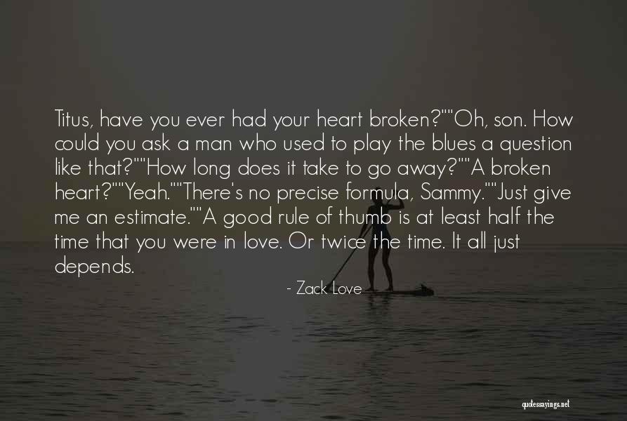 Heart Hurts Love Quotes By Zack Love