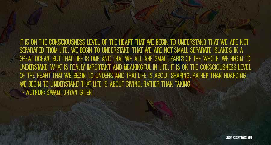 Heart In The Ocean Quotes By Swami Dhyan Giten