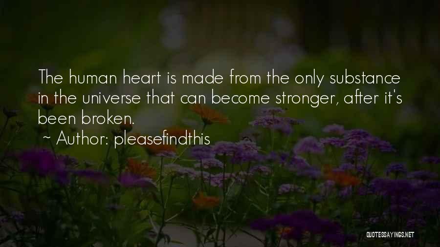 Heart Is Broken Quotes By Pleasefindthis