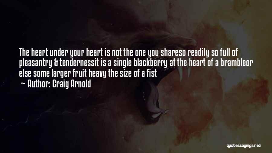 Heart Is Heavy Quotes By Craig Arnold