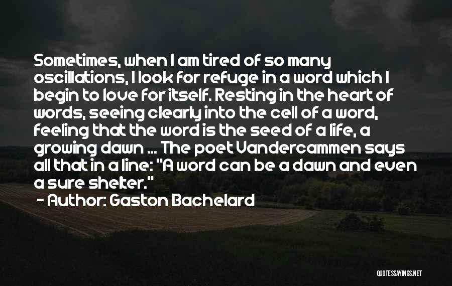 Heart Is Tired Quotes By Gaston Bachelard