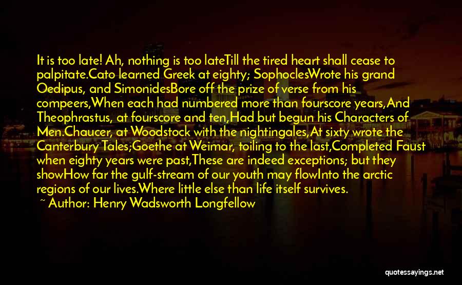 Heart Is Tired Quotes By Henry Wadsworth Longfellow