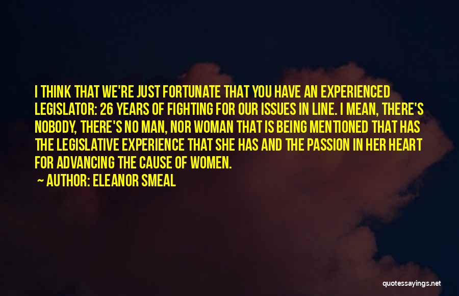 Heart Line Quotes By Eleanor Smeal