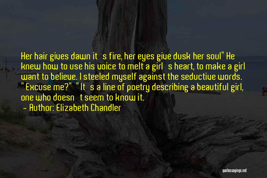 Heart Line Quotes By Elizabeth Chandler