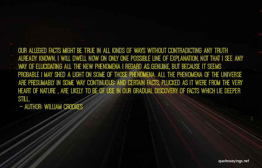 Heart Line Quotes By William Crookes