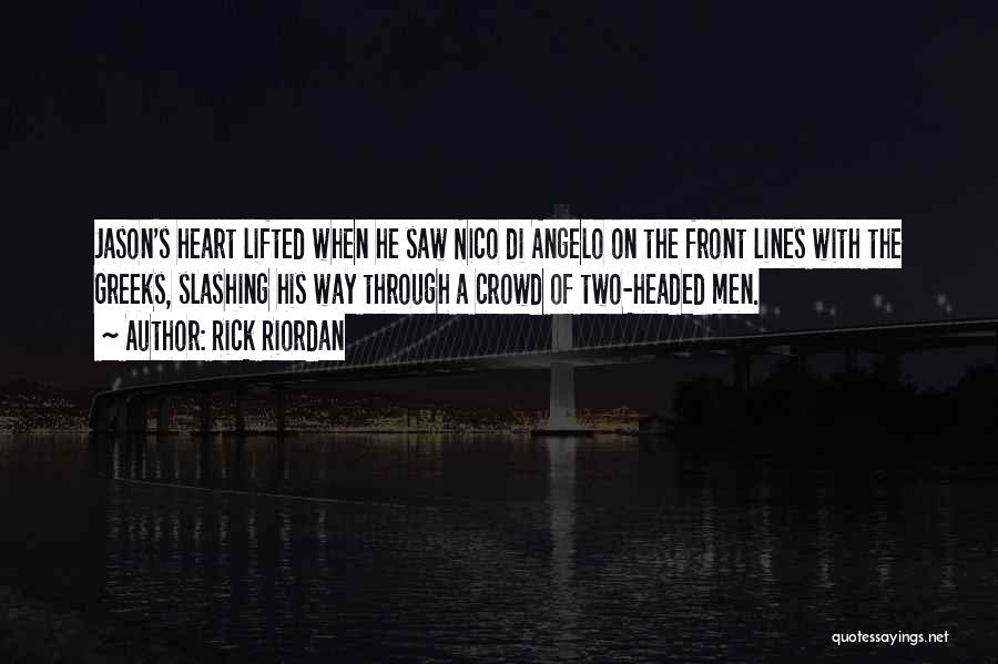 Heart Lines Quotes By Rick Riordan