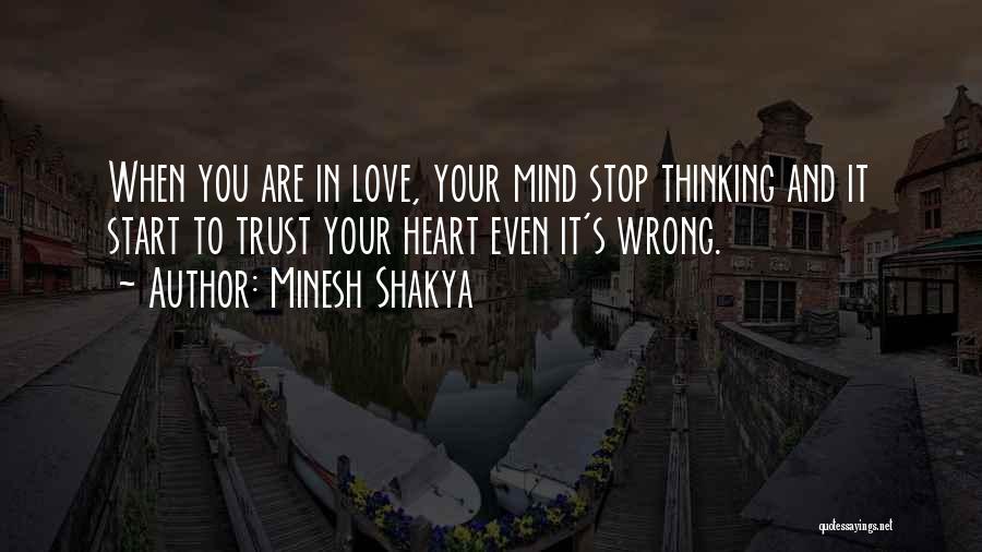 Heart Live Quotes By Minesh Shakya