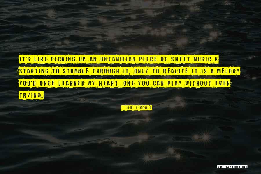 Heart Melody Quotes By Jodi Picoult Heart Melody Quotes By Jodi Picoult