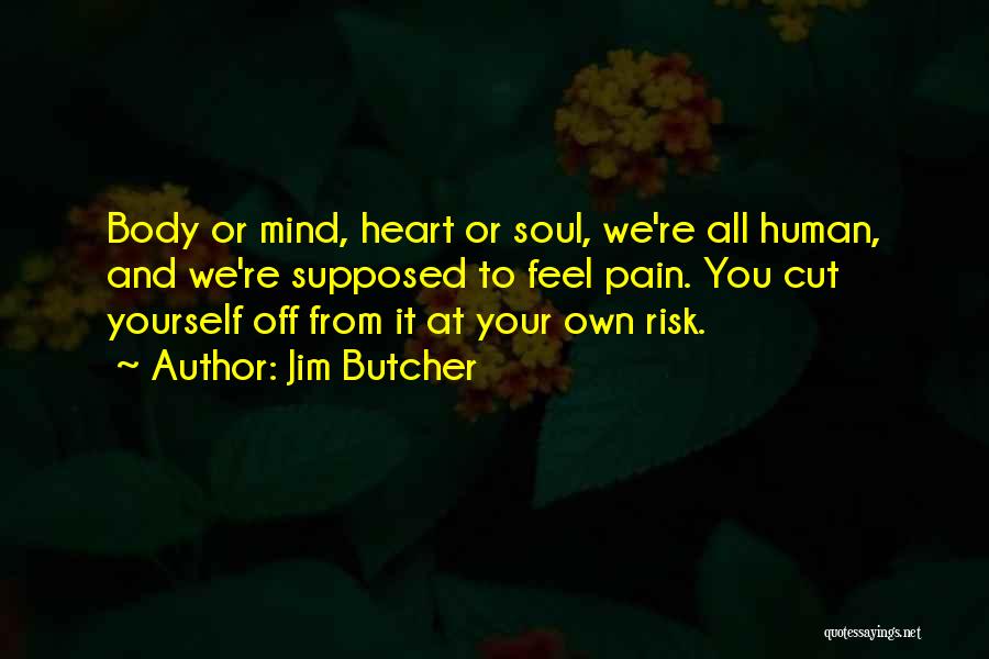 Heart Mind Body And Soul Quotes By Jim Butcher