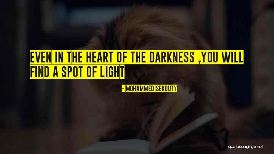 Heart Of Darkness Quotes By Mohammed Sekouty