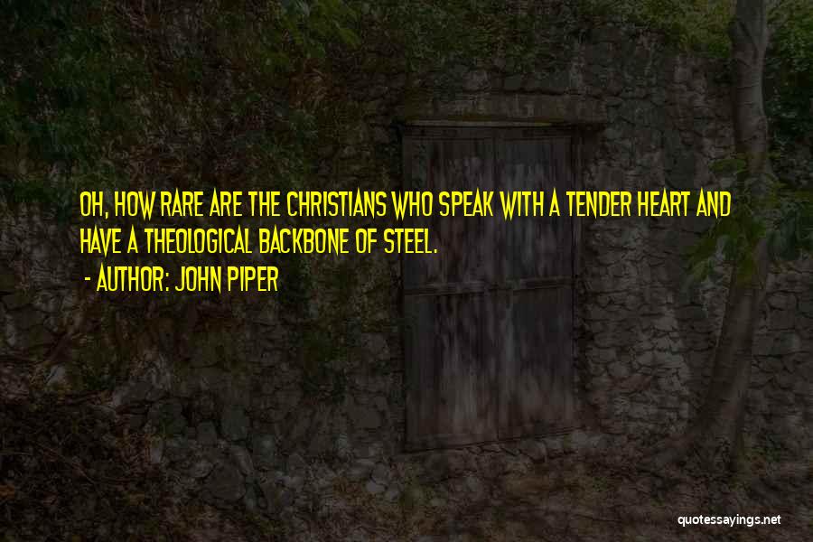 Heart Of Steel Quotes By John Piper