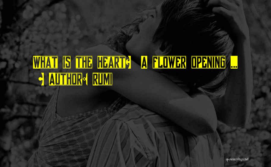 Heart Opening Quotes By Rumi