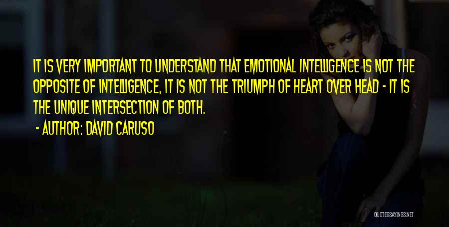 Heart Over Head Quotes By David Caruso