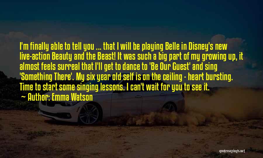 Heart Playing Quotes By Emma Watson