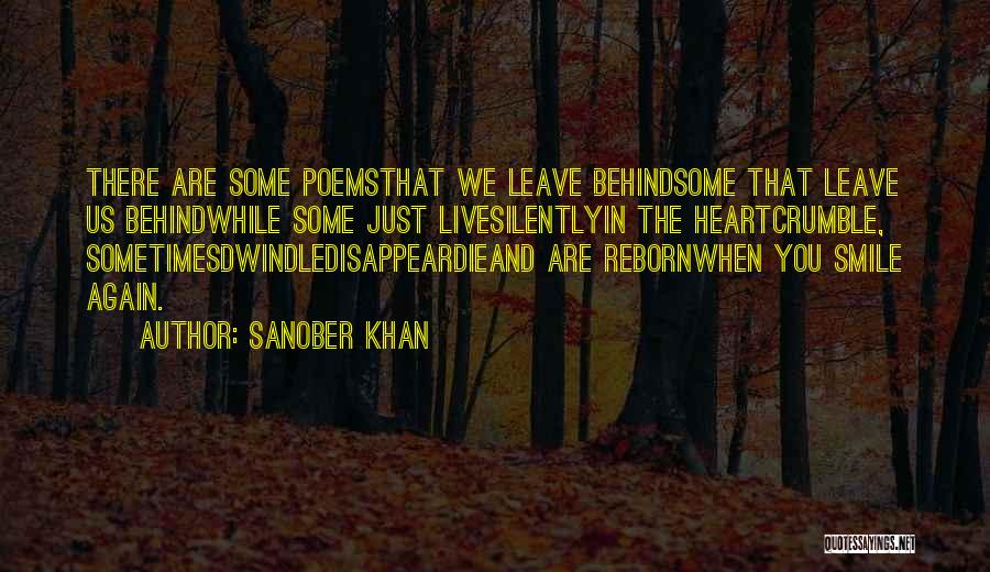 Heart Poems Quotes By Sanober Khan