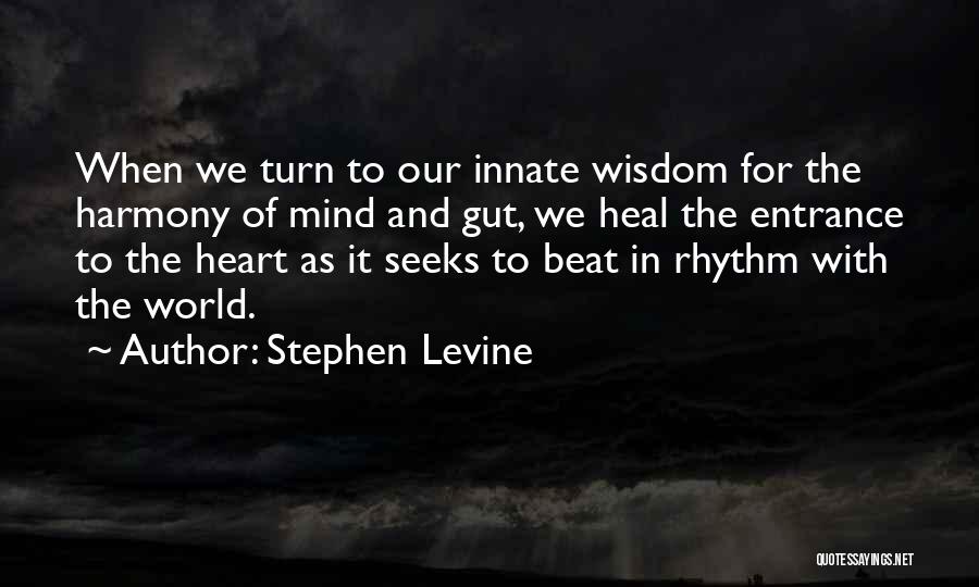 Heart Rhythm Quotes By Stephen Levine