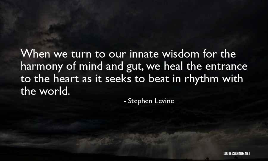 Heart Rhythm Quotes By Stephen Levine