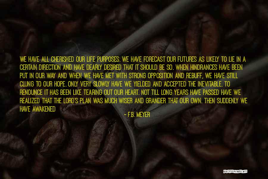 Heart S Desired Quotes By F.B. Meyer Heart S Desired Quotes By F.B. Meyer