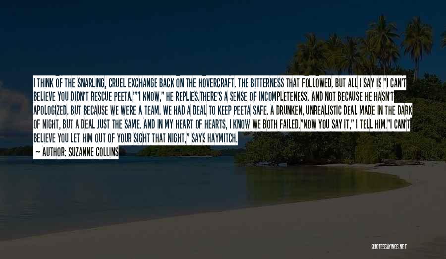 Heart Says Quotes By Suzanne Collins