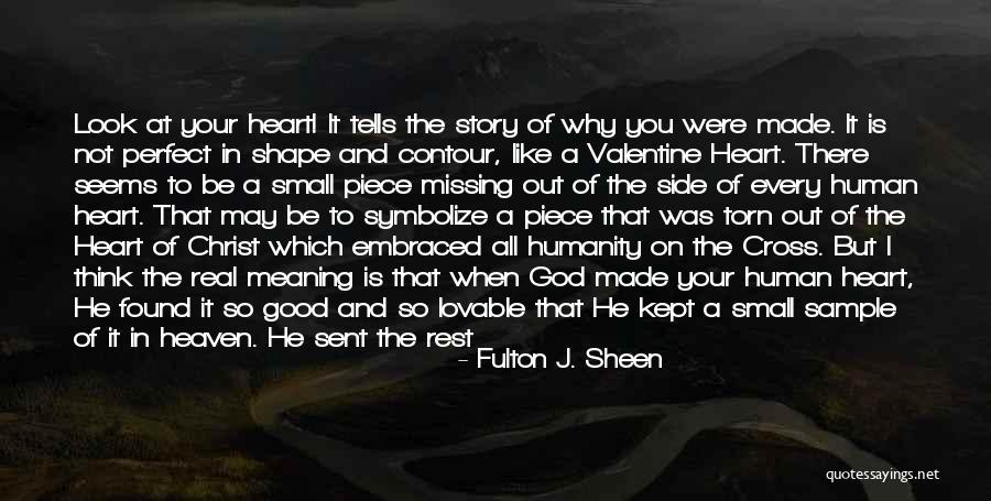 Heart Shape Love Quotes By Fulton J. Sheen Heart Shape Love Quotes By Fulton J. Sheen