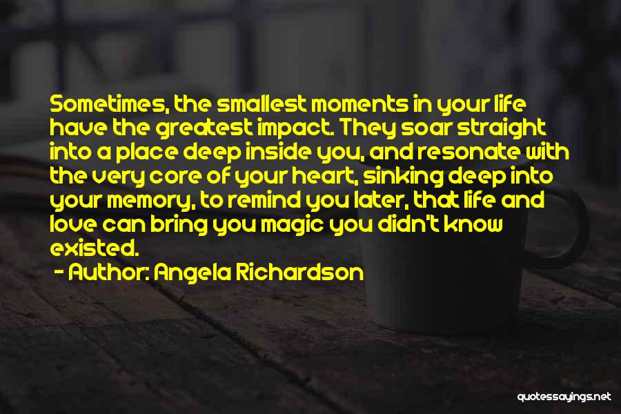 Heart Sinking Quotes By Angela Richardson