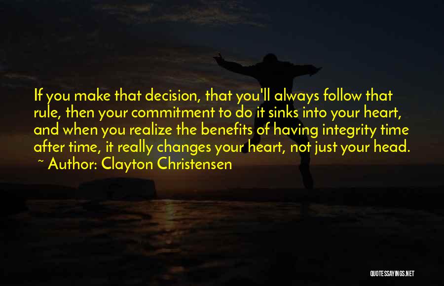 Heart Sinks Quotes By Clayton Christensen